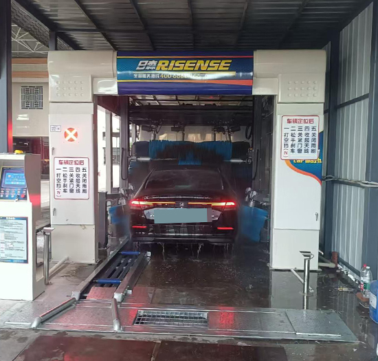 广东加油站安装日森全自动电脑洗车机