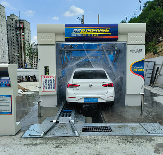 陕西商洛安装日森自动洗车设备