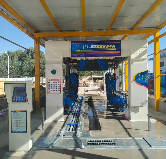 内蒙古加油站安装日森自动洗车设备